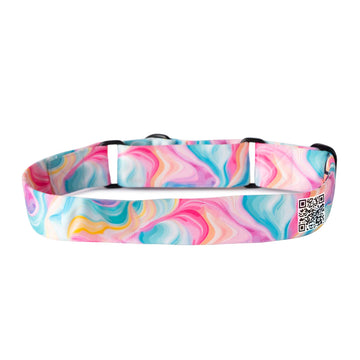 The Candy Wave Martingale Dog Collar With QuickLink