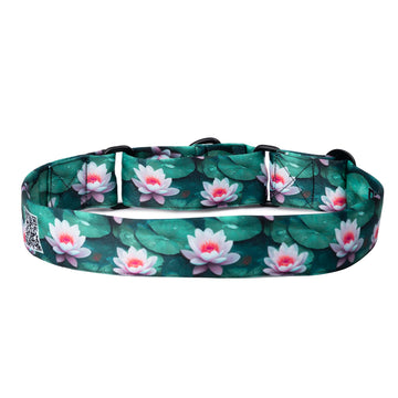 The Lotus Bloom Martingale Dog Collar With QuickLink
