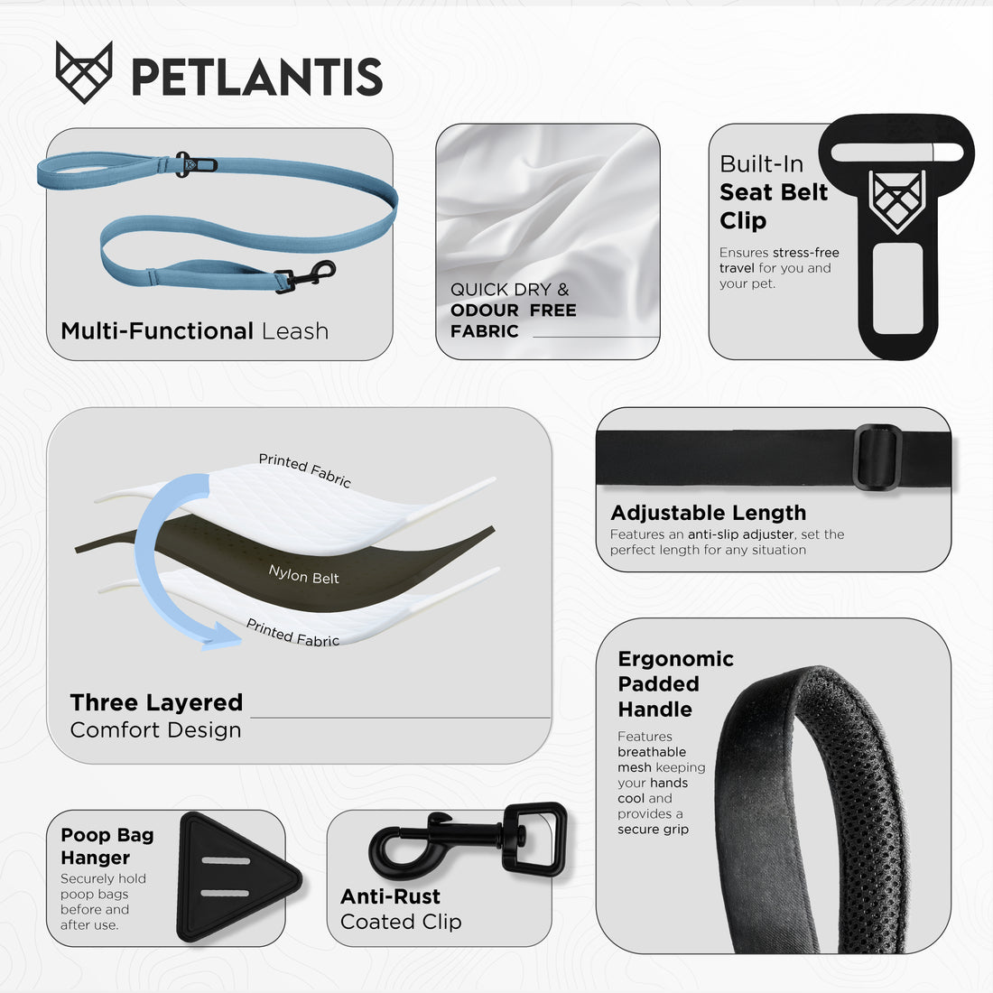 The Carbon Fiber Multifunctional Leash
