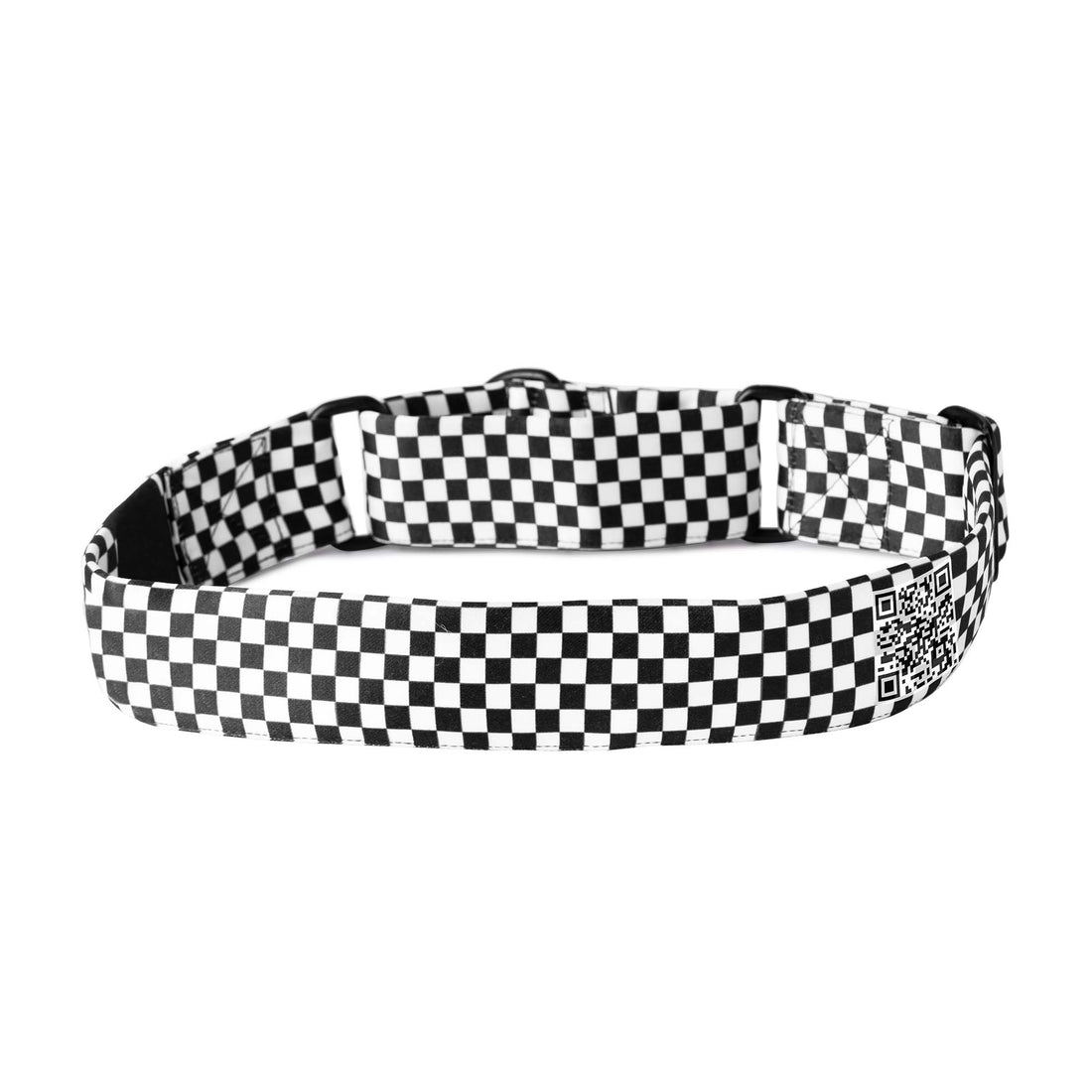 The Checkered Path Martingale Dog Collar With QuickLink