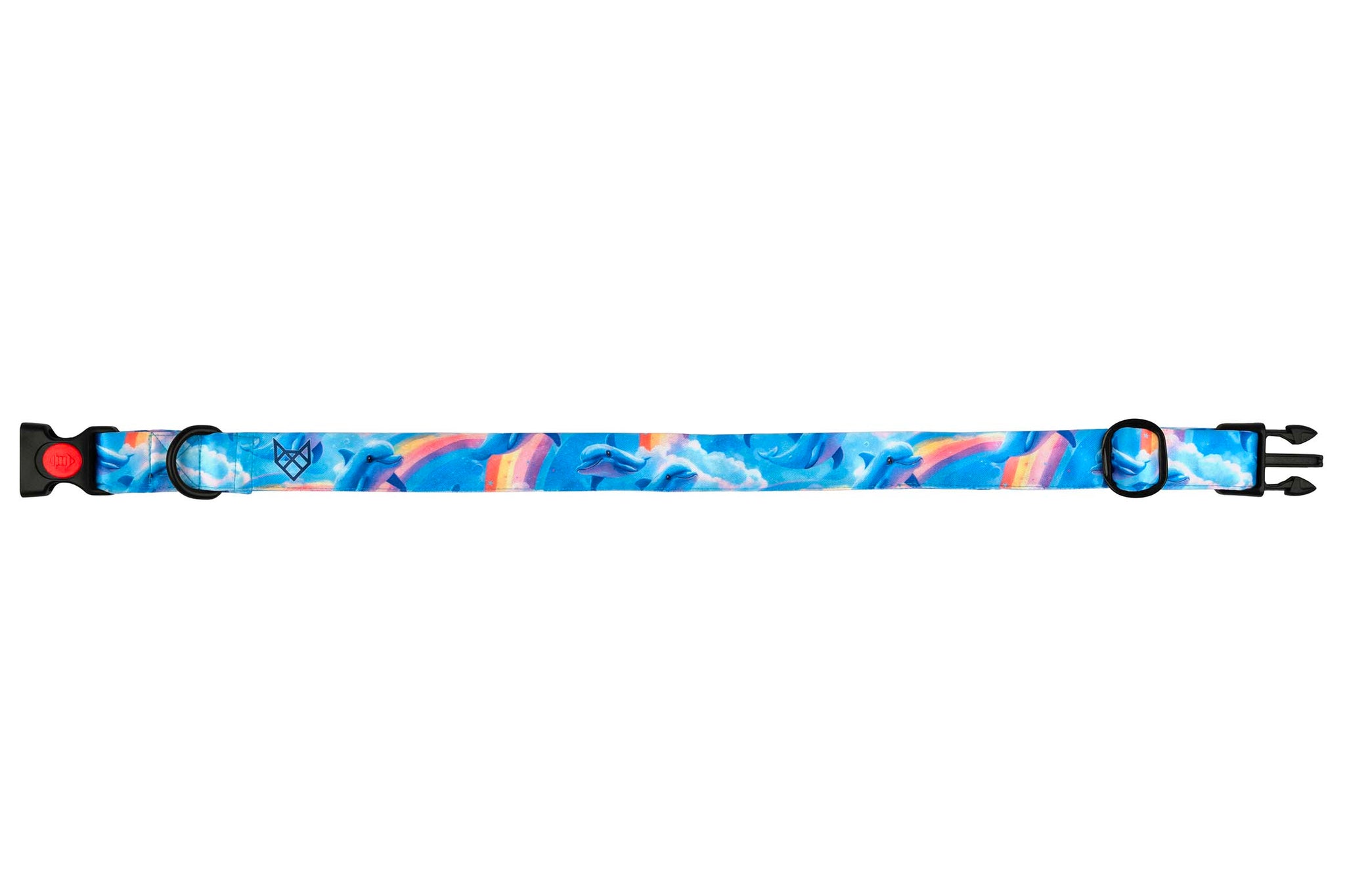 The Rainbow Rider Buckle Dog Collar With QuickLink
