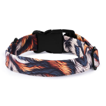 The Tiger Mark Buckle Dog Collar With QuickLink