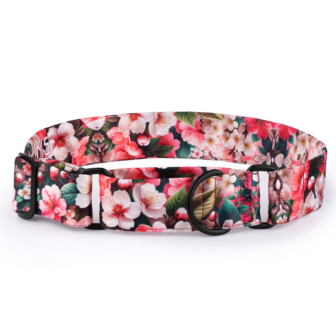 The Cherry Blossom Martingale Dog Collar With QuickLink