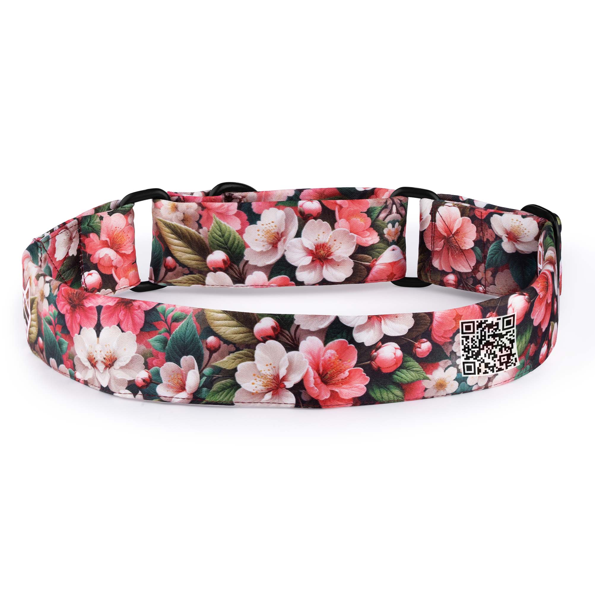 The Cherry Blossom Martingale Dog Collar With QuickLink