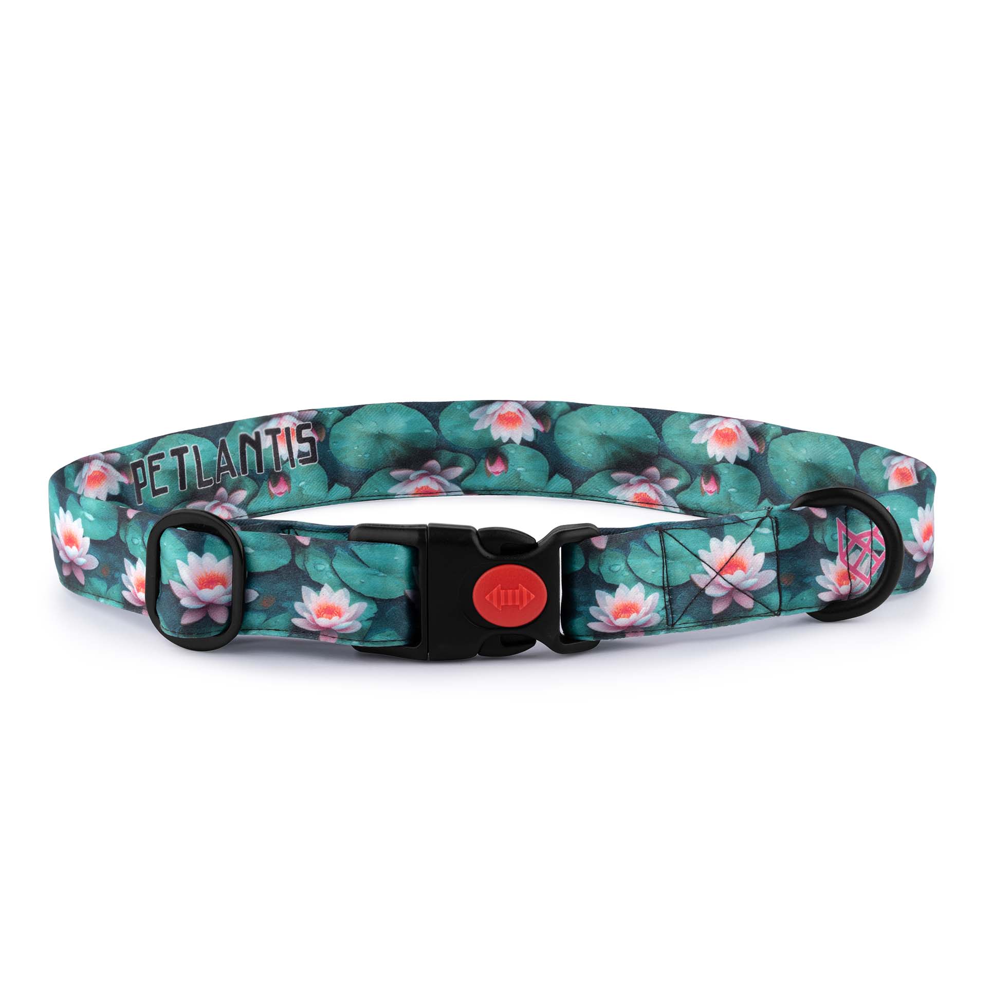 The Lotus Bloom Buckle Dog Collar With QuickLink