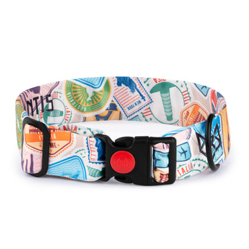 The Wanderlust Buckle Dog Collar With QuickLink