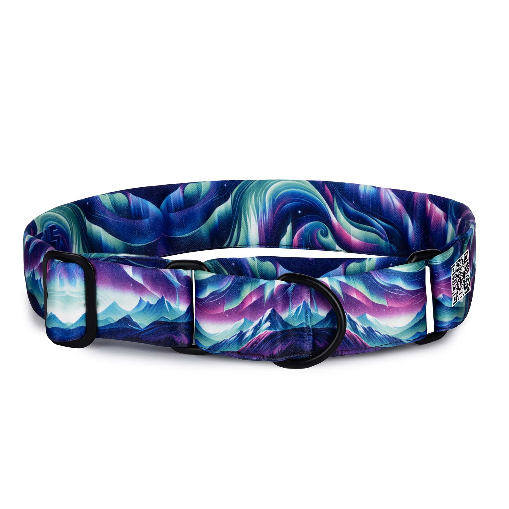 The Northern Lights Martingale Dog Collar With QuickLink