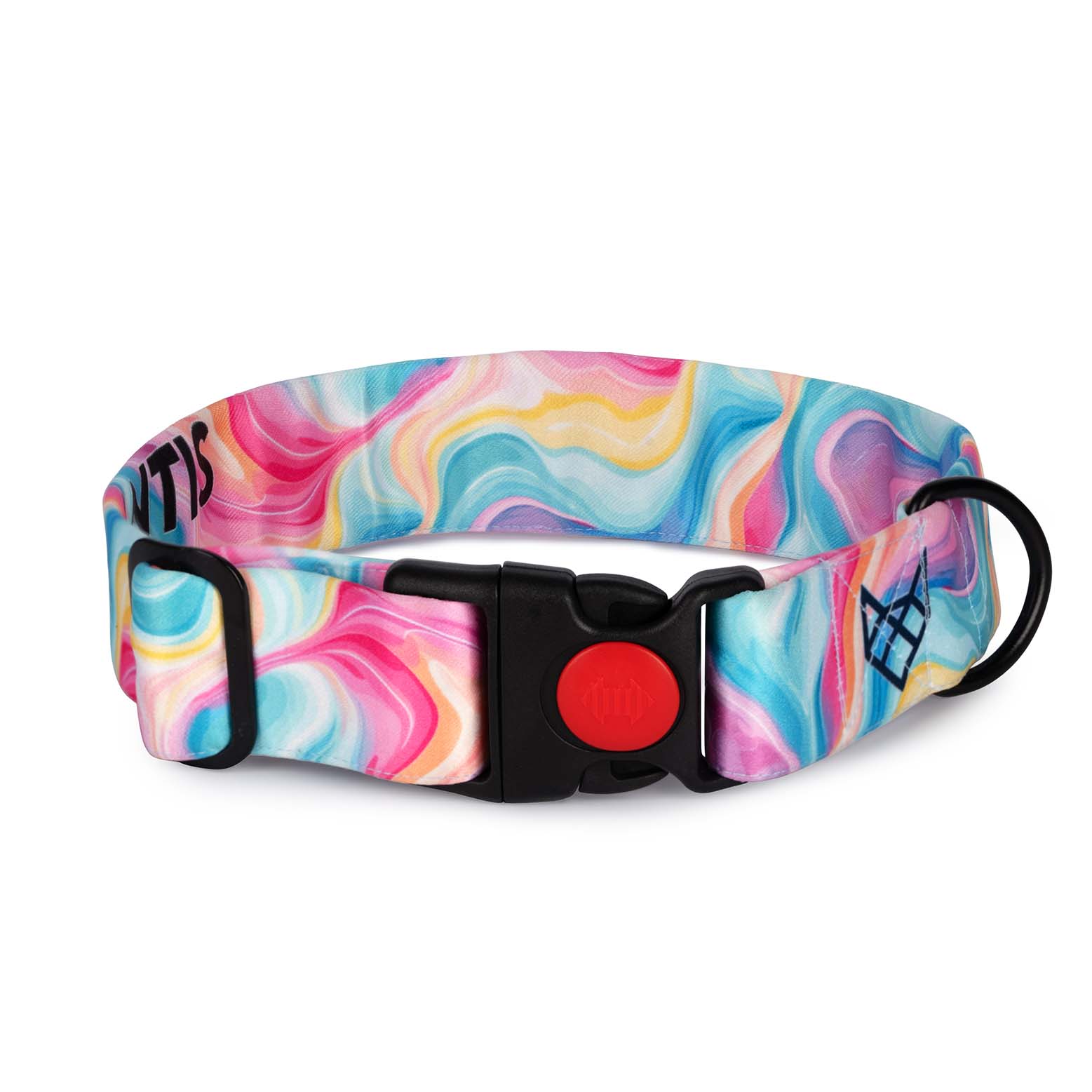 The Candy Wave Buckle Dog Collar With QuickLink